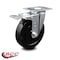 Service Caster 5 Inch Soft Rubber Wheel Swivel Top Plate Caster with Total Lock Brake SCC SCC-TTL20S514-SRS - alternate 5